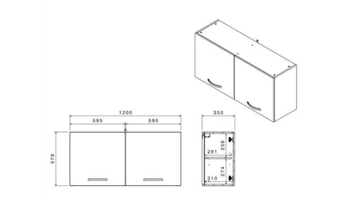 CUISINE EKO CHENE COMPACT 1M80