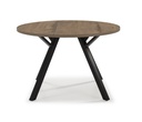 TABLE RONDE BENI 120 CM NOYER/SABI