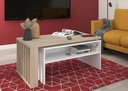 TABLE BASSE NALA 360° Chêne du Japon | Blanc Home : L110 x H50 x P60