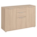 ENFILADE AXEL CHENE BROOKLYN 3PTES + 2TIR : L120 x H82 x P40