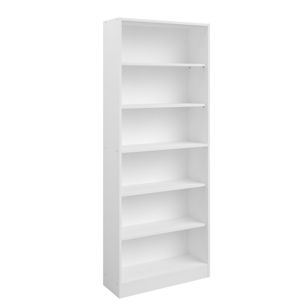 BIBLIOTHEQUE MAYENCE BLANC HOME L. : 79 cm - H. : 198 cm - P. : 28 cm