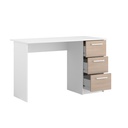 BUREAU INFINITY BLANC CH BR : L121 x H74 x P55