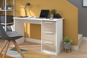 BUREAU INFINITY BLANC CH BR : L121 x H74 x P55