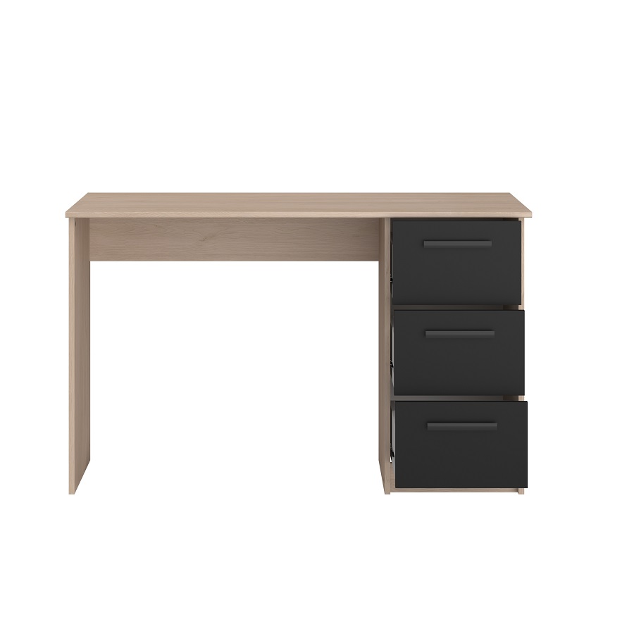 BUREAU INFINITY CH BRO BLK : L121 x H74 x P55