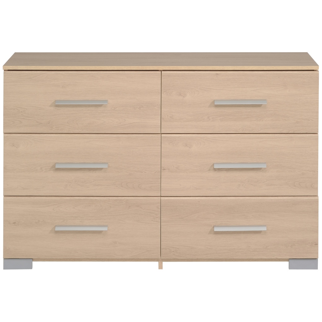 COMMODE EKKO 6TIROIRS CH.BROOKLYN L121 x H81 x P41