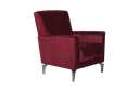 TILA FAUTEUIL MAYA BURGUNDY L:80 / W:85 / H:95