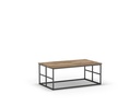 TABLE BASSE LAILA KEMECE/NOIR METAL 100X60X40