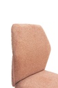 TABOURET BEI 65CM TISSU CORAL 43X53X65/97