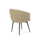 FAUTEUIL PIVOTANT ENKA TISSU VERT 61X60X49/68/81