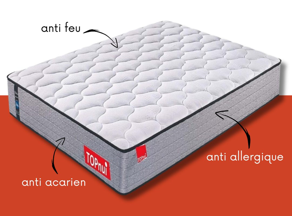 TOPNUI MATELAS 180X200X23 ANTI ACA D25