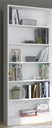 BIBLIOTHEQUE MAYENCE BLANC HOME L. : 79 cm - H. : 198 cm - P. : 28 cm