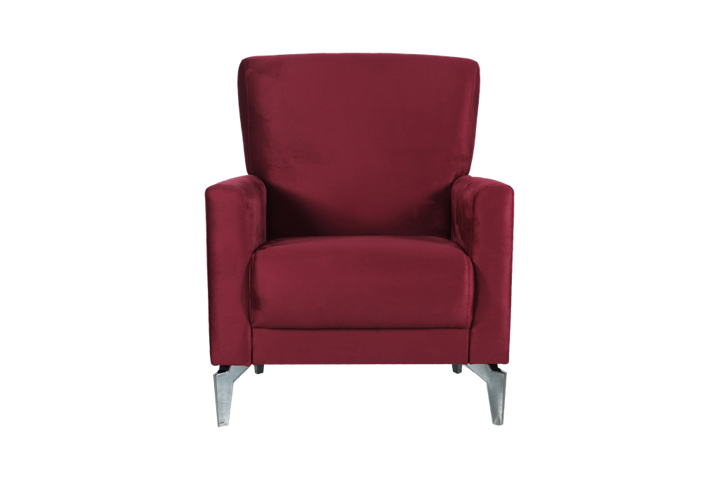 TILA FAUTEUIL MAYA BURGUNDY L:80 / W:85 / H:95